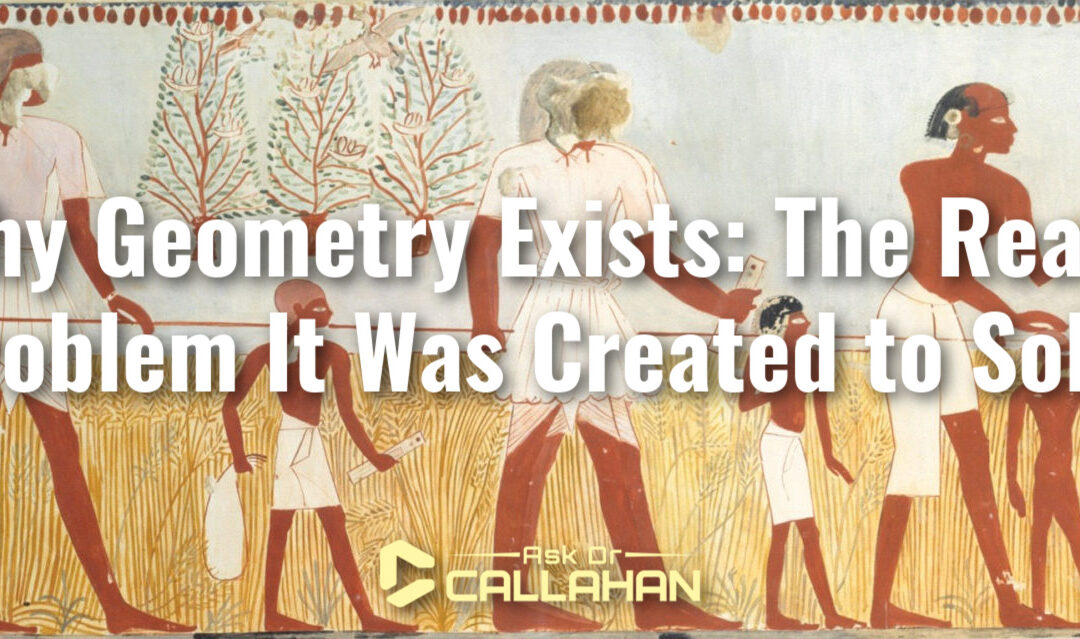 Why Geometry Exists: The Real Problem It Was Created to Solve